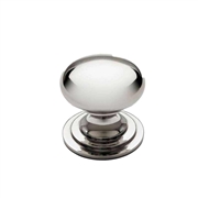 Victorian Knob - Polished Nickel