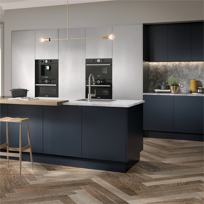 Serica Matt Indigo Blue Wardrobe & Kitchen Doors