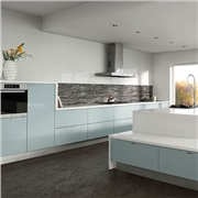 Zurfiz Metallic Blue Kitchen Doors