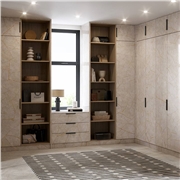 Zurfiz Porcelain Gold Light Gloss Fitted Bedroom