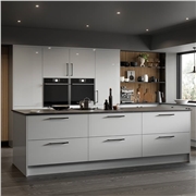 Zurfiz Ultra Gloss Light Grey Kitchen Doors